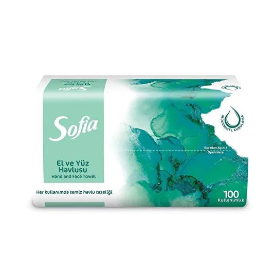 Sofia high absorbency face and hand towels, 100 count