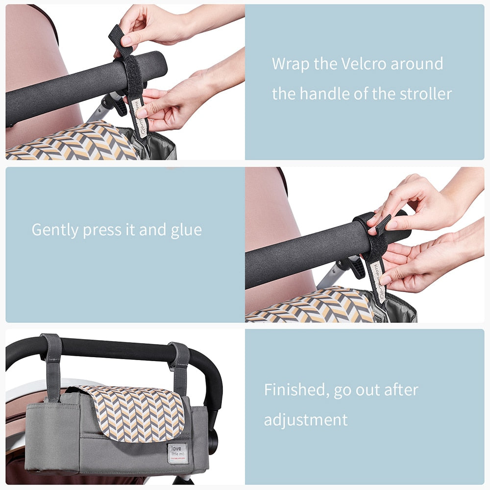 High Capacity Stroller Organizer by Maroon Chronos