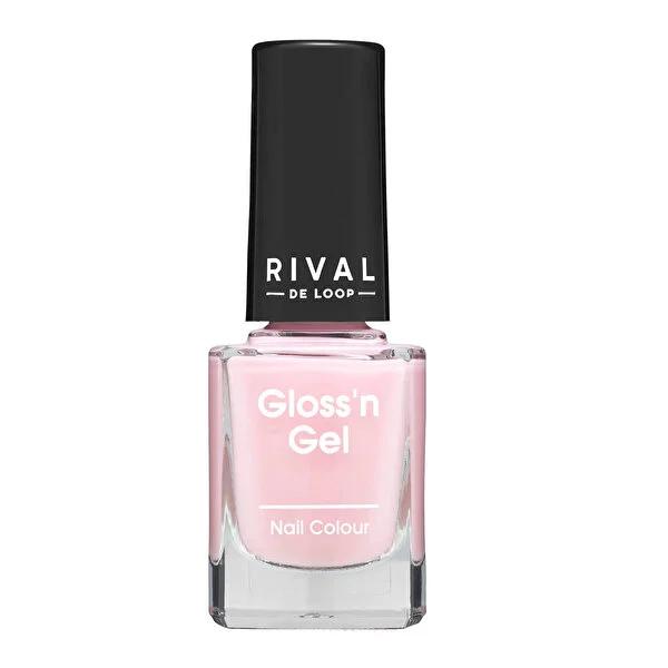 Rival de Loop Gloos'n Gel No.04 Nail Gel Polish - Long-Lasting, High-Coverage Professional Finish at Home by Beauty Care Bag