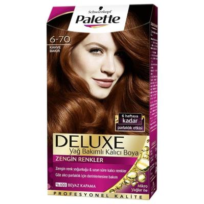 Palette Deluxe Kahve Bakõr Sa� Boyasõ 6-70 - Long-Lasting Hair Dye for Vibrant Copper Tones by Beauty Care Bag