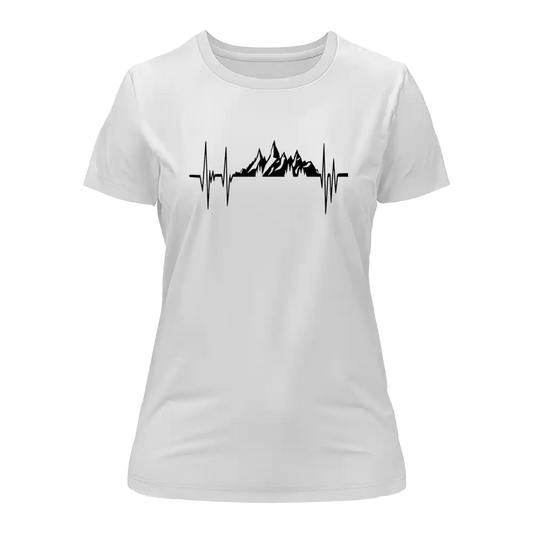 Heartbeat V2 T-Shirt for Women by Outdoorzees