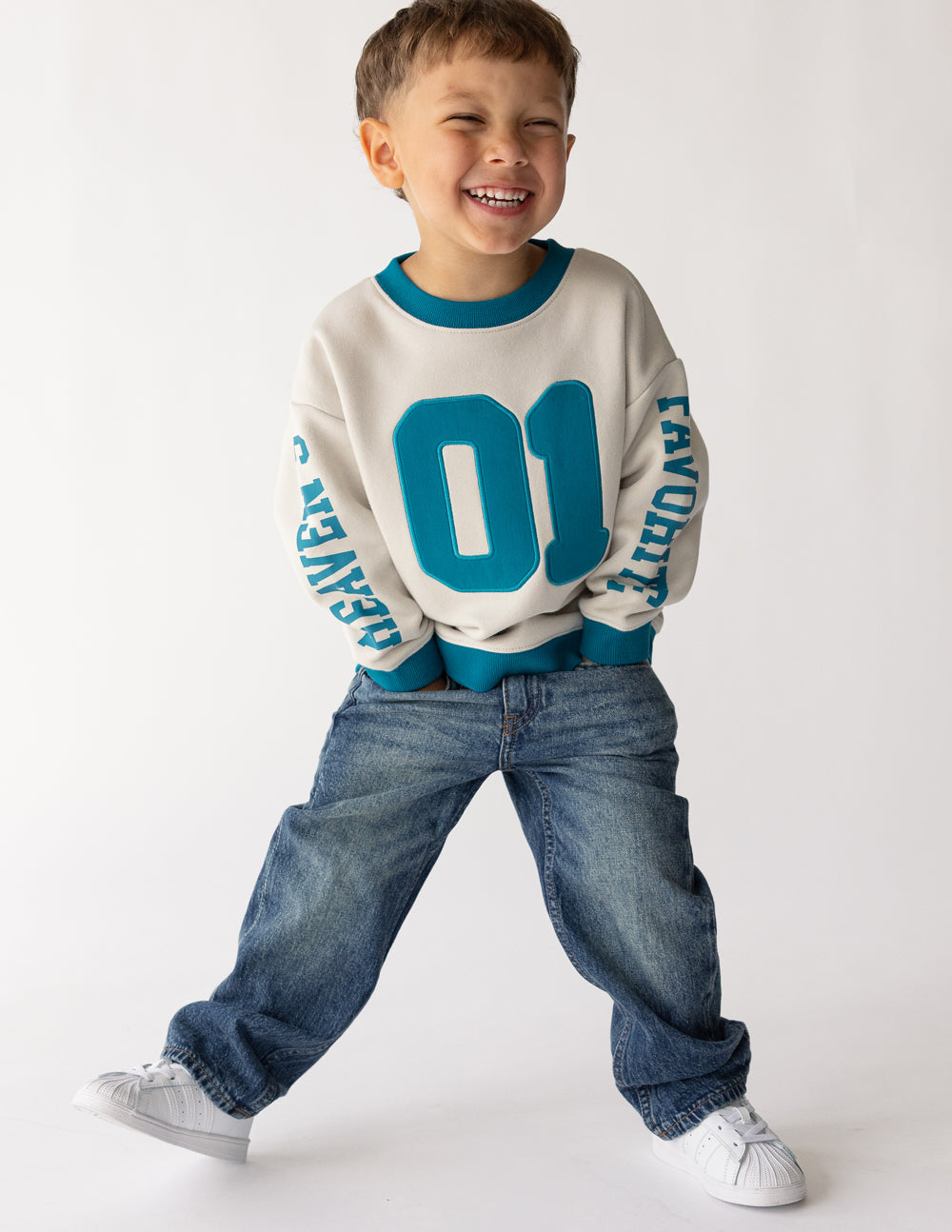 Heaven's Favorite Kids Crewneck by Elevated Faith