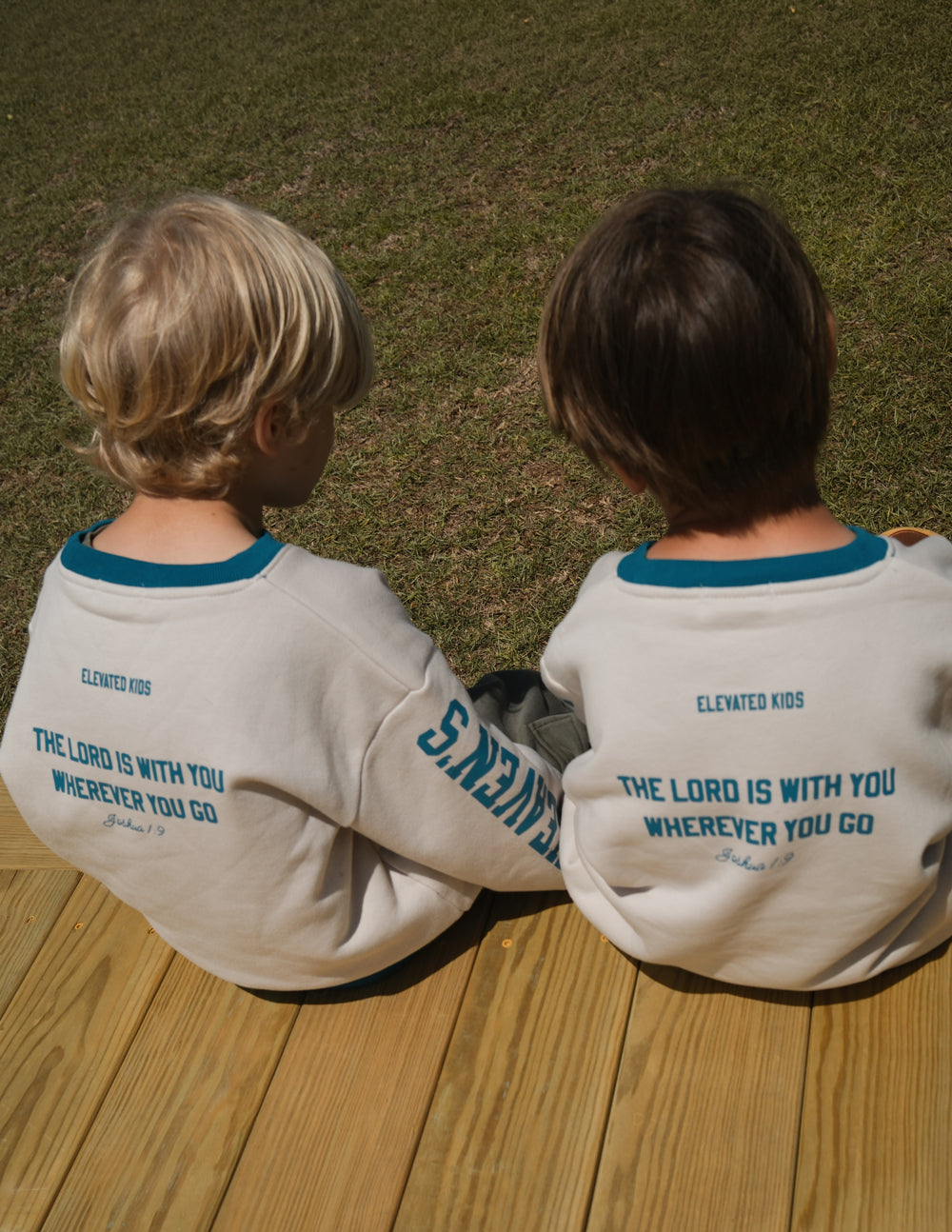 Heaven's Favorite Kids Crewneck by Elevated Faith
