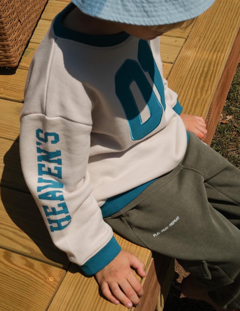 Heaven's Favorite Kids Crewneck by Elevated Faith