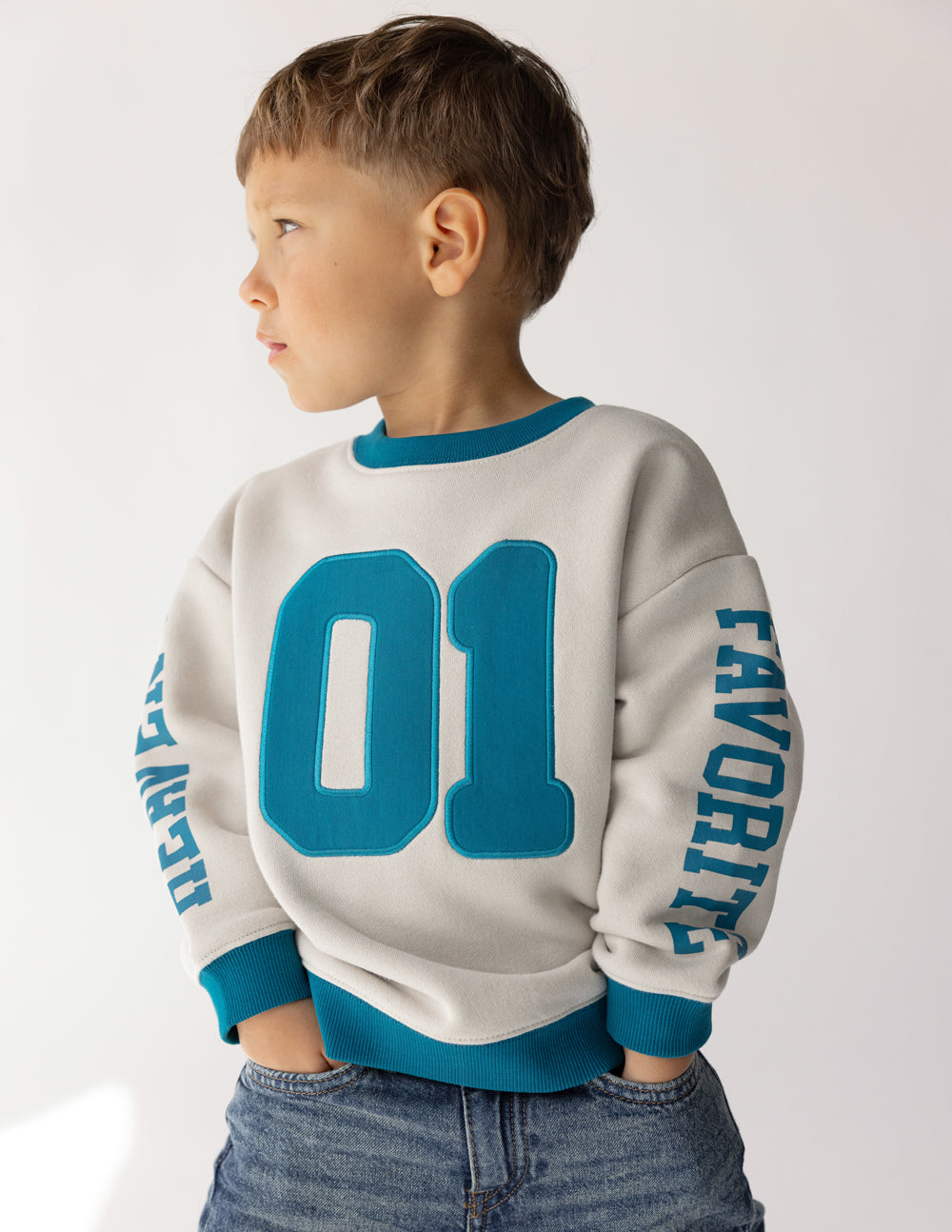 Heaven's Favorite Kids Crewneck by Elevated Faith