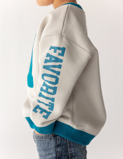Heaven's Favorite Kids Crewneck by Elevated Faith