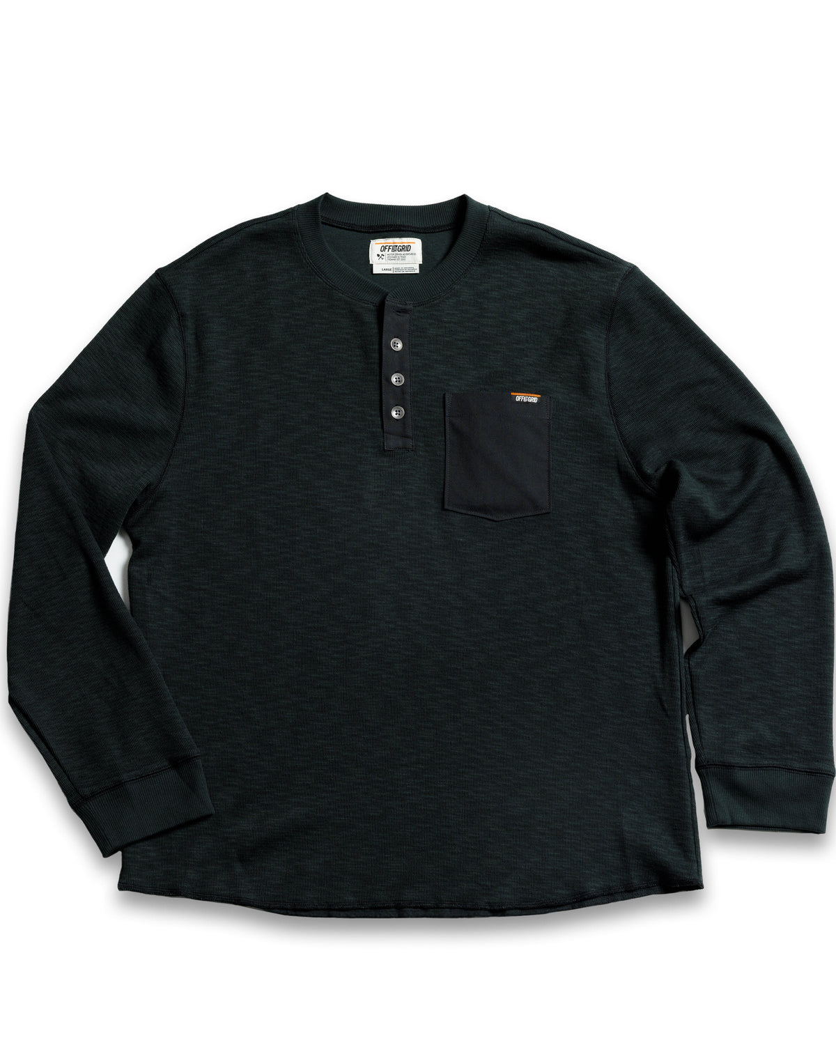 Draper Henley - Vintage Black by Off The Grid Surplus