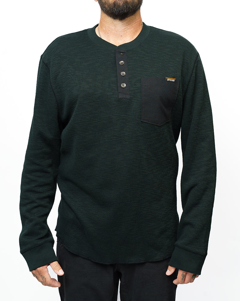 Draper Henley - Vintage Black by Off The Grid Surplus