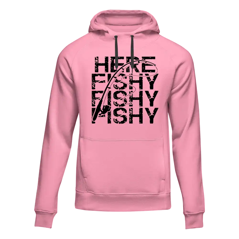 Here Fishy Fishy Unisex Hoodie by Outdoorzees