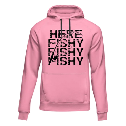 Here Fishy Fishy Unisex Hoodie by Outdoorzees