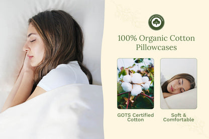 Organic Sateen Pillowcases by Organic Cotton Mart