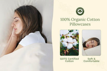 Organic Sateen Pillowcases by Organic Cotton Mart