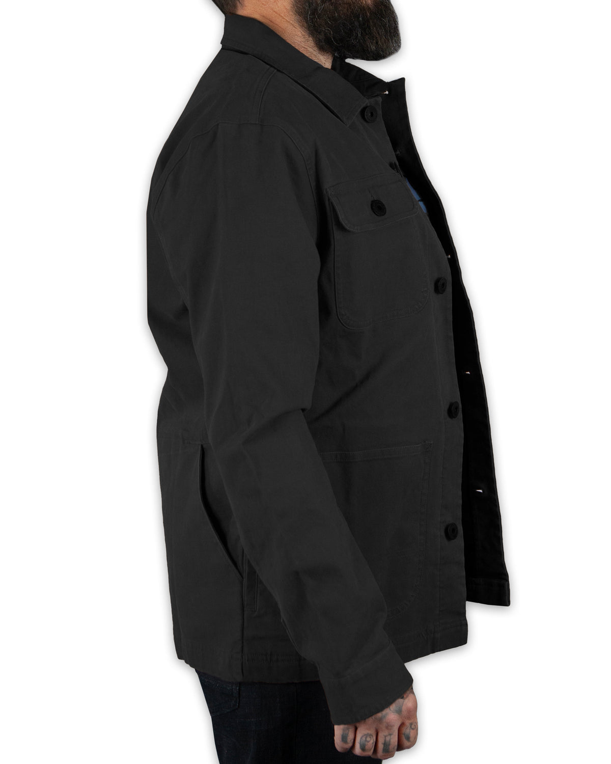 Heston Chore Coat - Black by Off The Grid Surplus