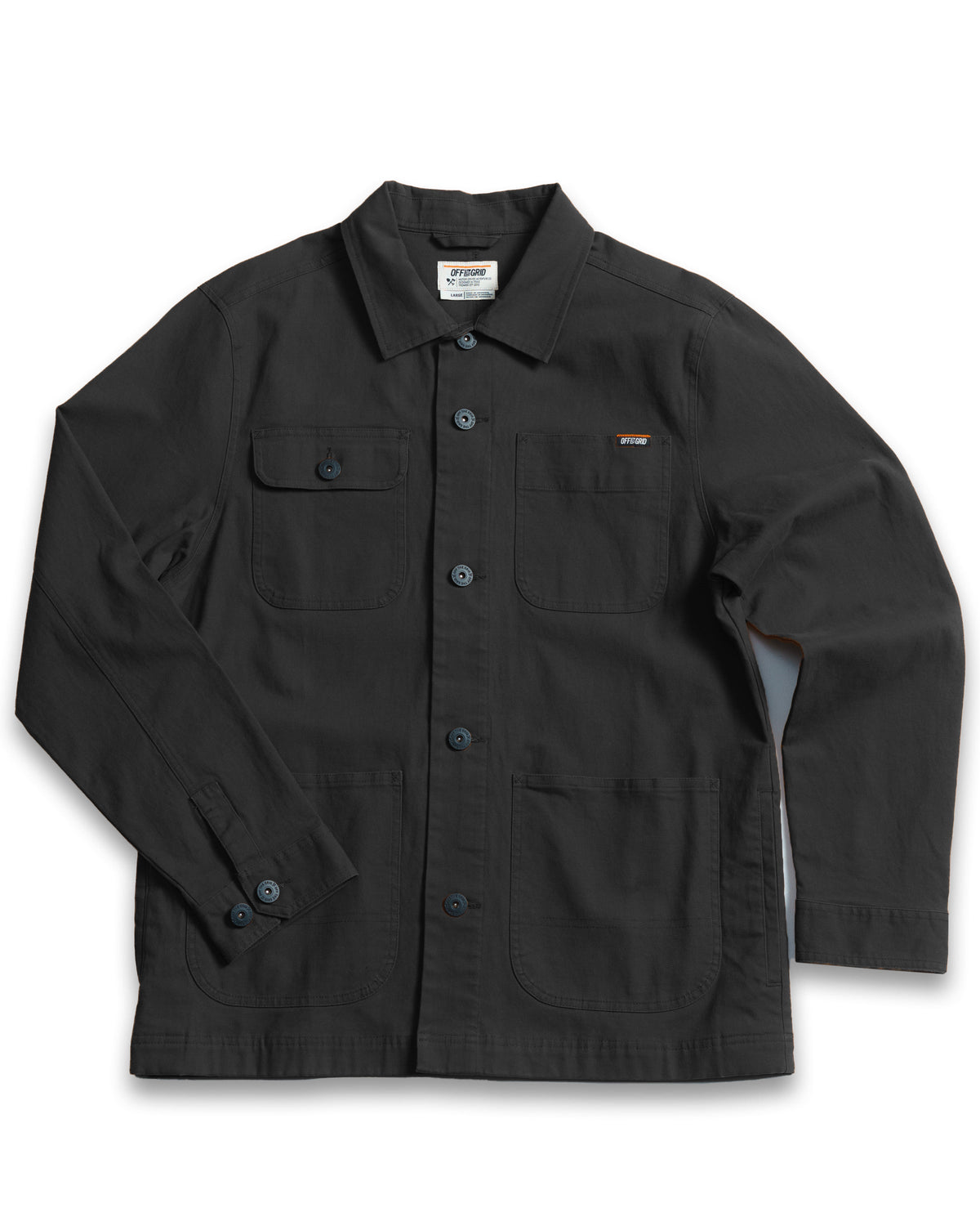 Heston Chore Coat - Black by Off The Grid Surplus
