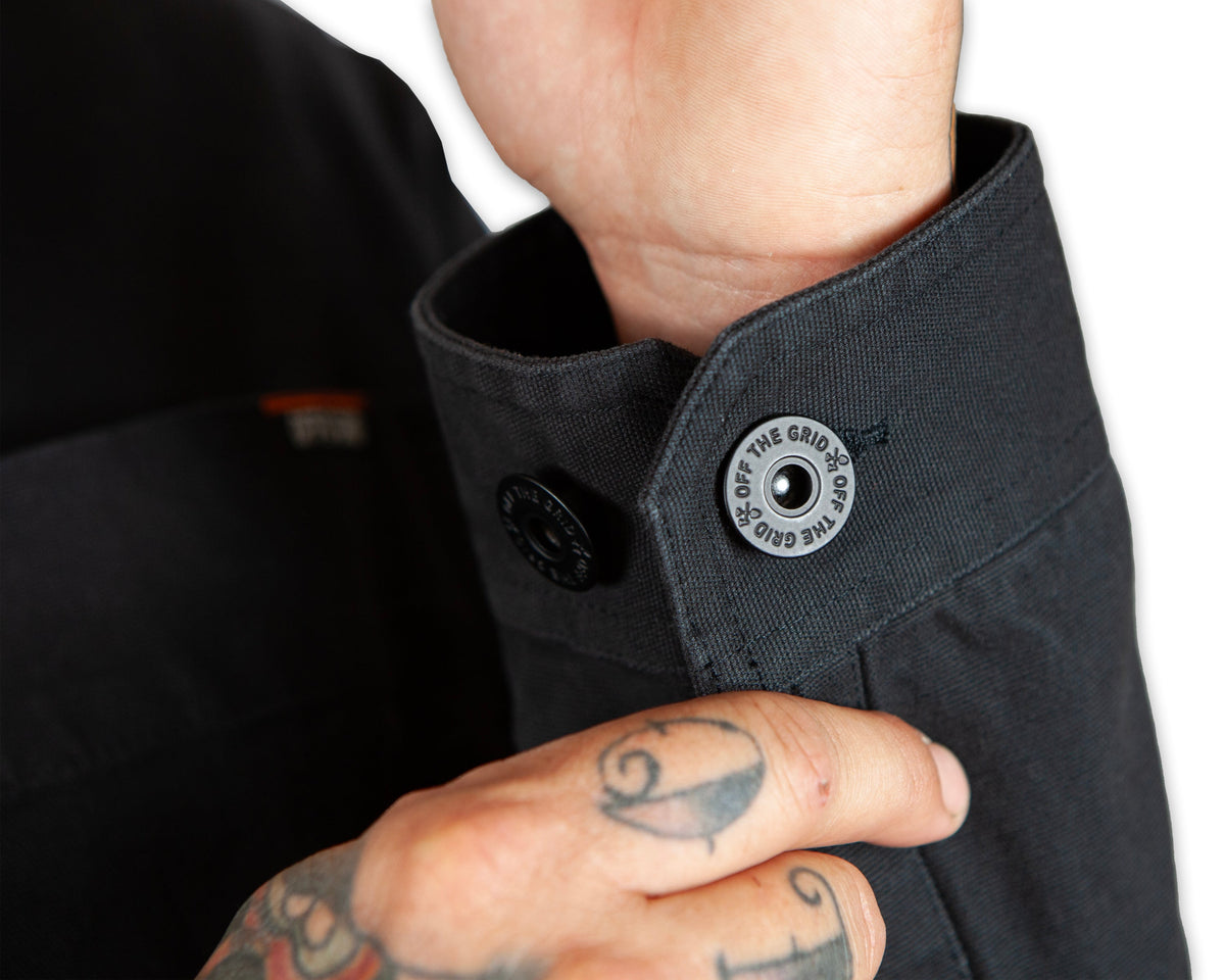 Heston Chore Coat - Black by Off The Grid Surplus