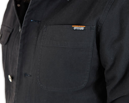 Heston Chore Coat - Black by Off The Grid Surplus