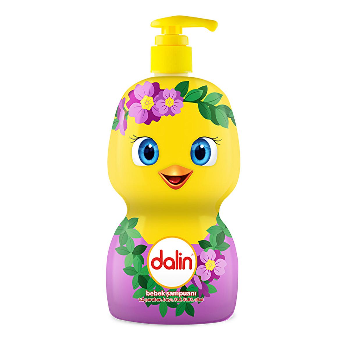 Dalin Gentle Baby Shampoo with Fun Designs - Hypoallergenic & Dermatologically Tested, 16.91 fl oz by Beauty Care Bag