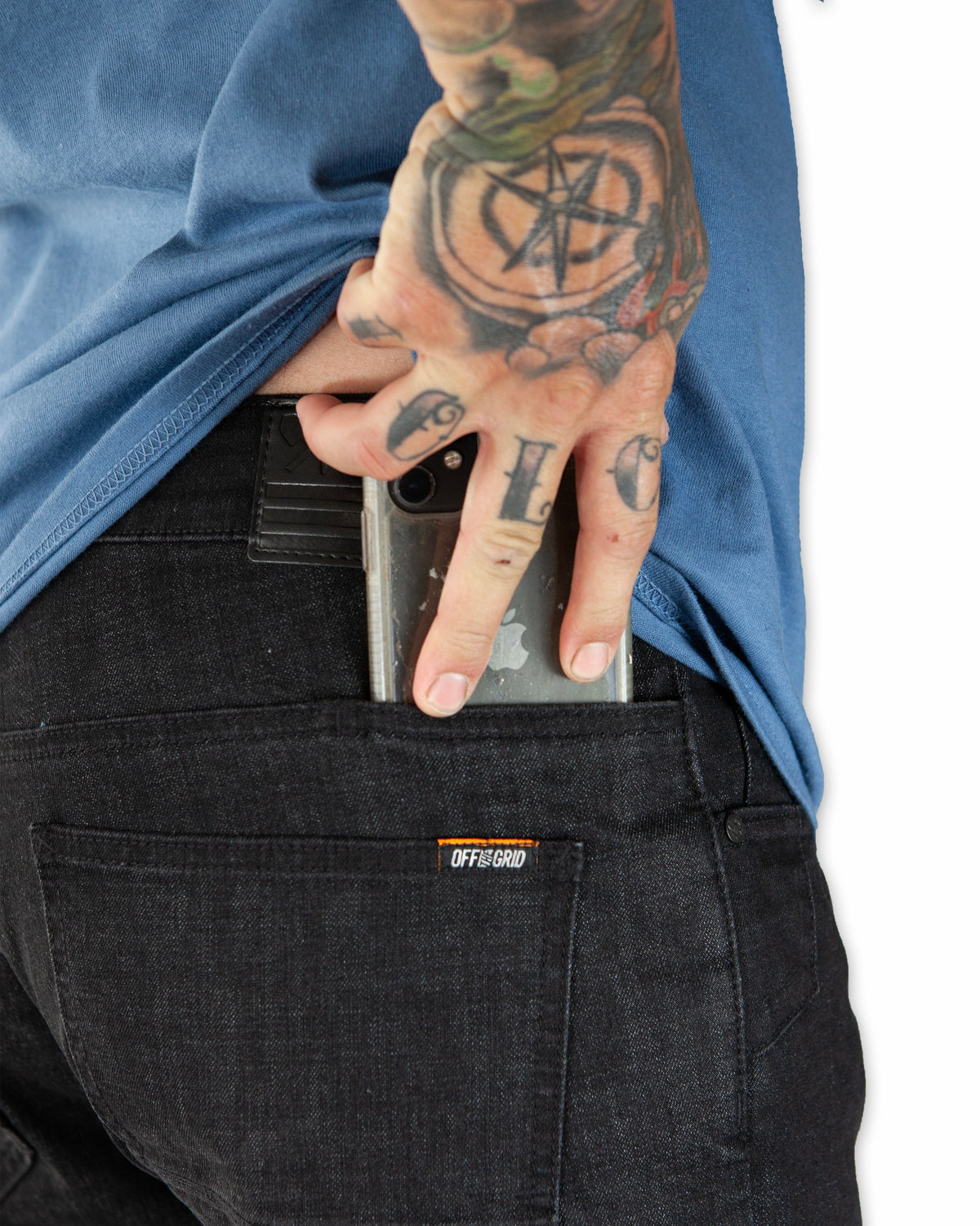 Hideout Denim Standard Fit - Black by Off The Grid Surplus