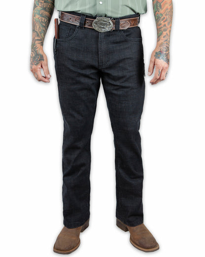 Hideout Denim Boot Cut - Black by Off The Grid Surplus