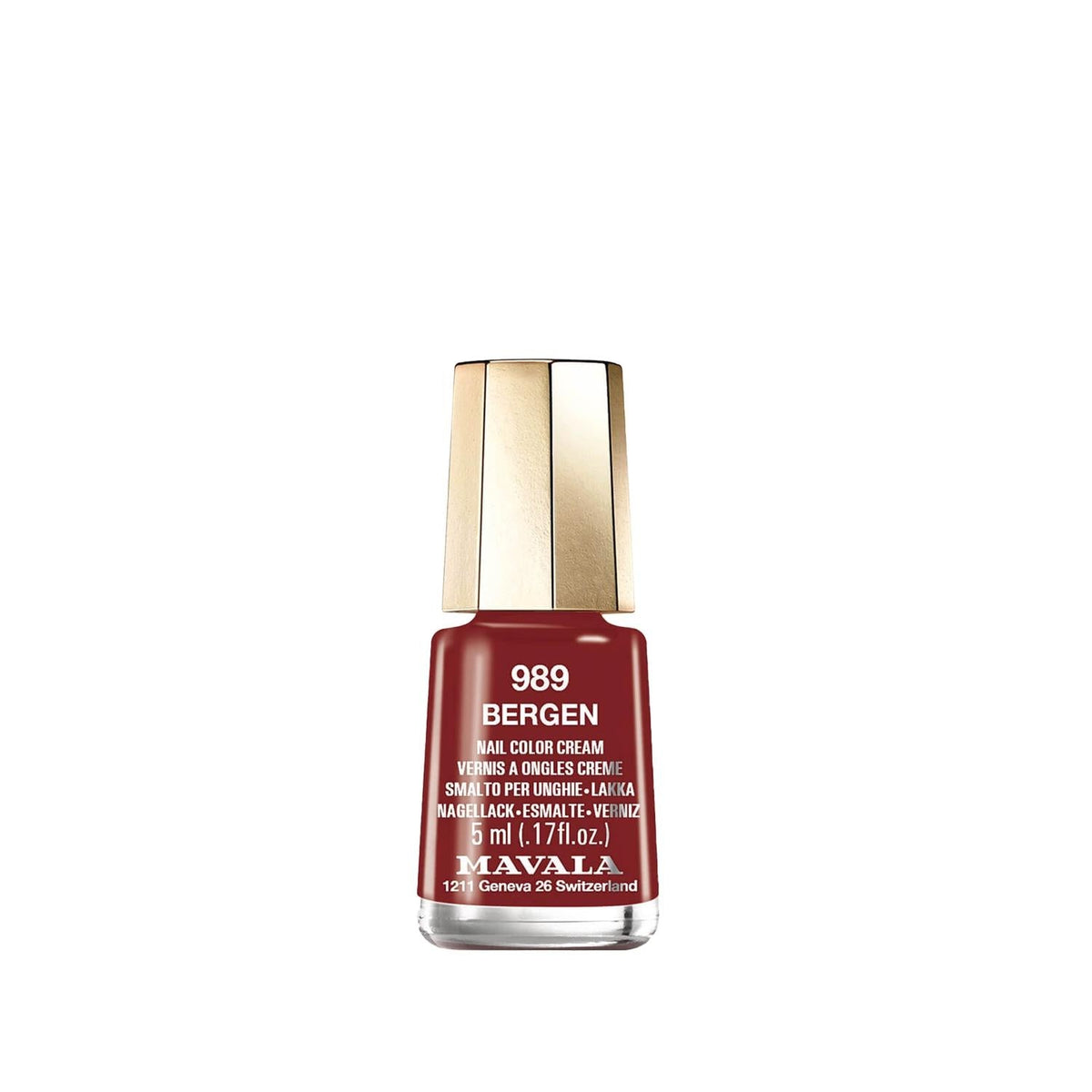 Mavala Mini Color Nail Polish 989 Bergen - Travel-Friendly Nail Color for Beauty Enthusiasts by Beauty Care Bag