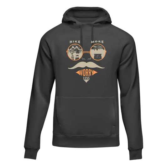 Hike More Worry Less Unisex Hoodie by Outdoorzees