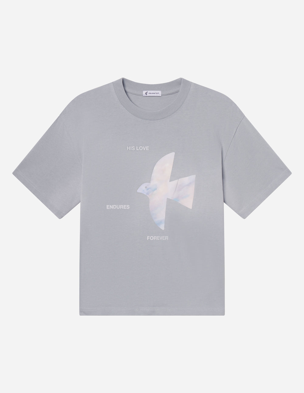 His Love Endures Forever Heavyweight Tee by Elevated Faith