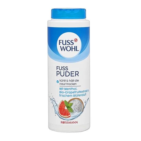 Fusswohl vegan foot powder with menthol and grapefruit