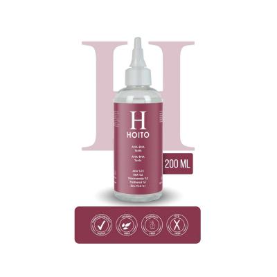 Hoito AHA BHA Tonik 200ml - Exfoliating Toner for Acne-Prone Skin, Brightens & Minimizes Pores by Beauty Care Bag
