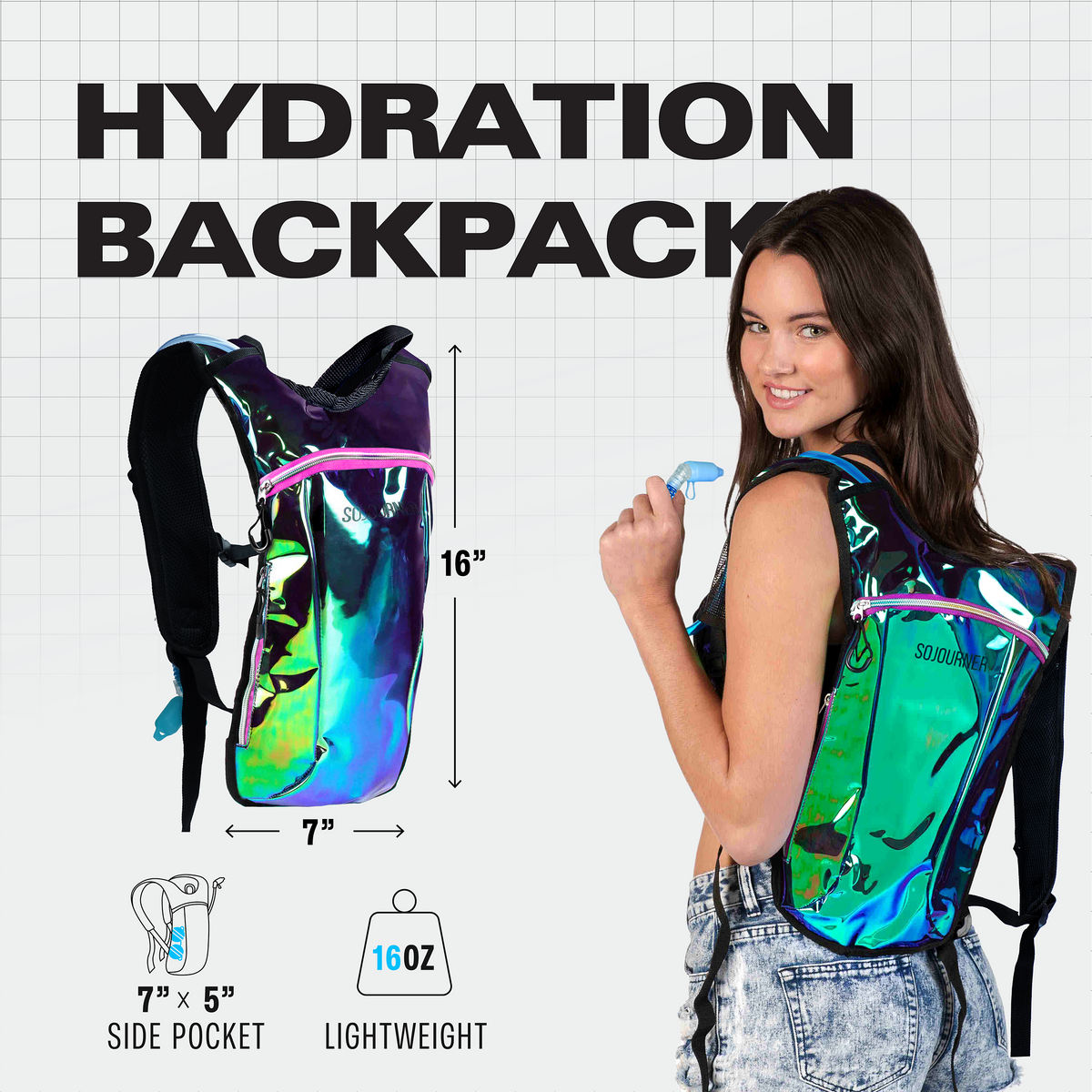 Hydration Pack Backpack (Small) by SoJourner