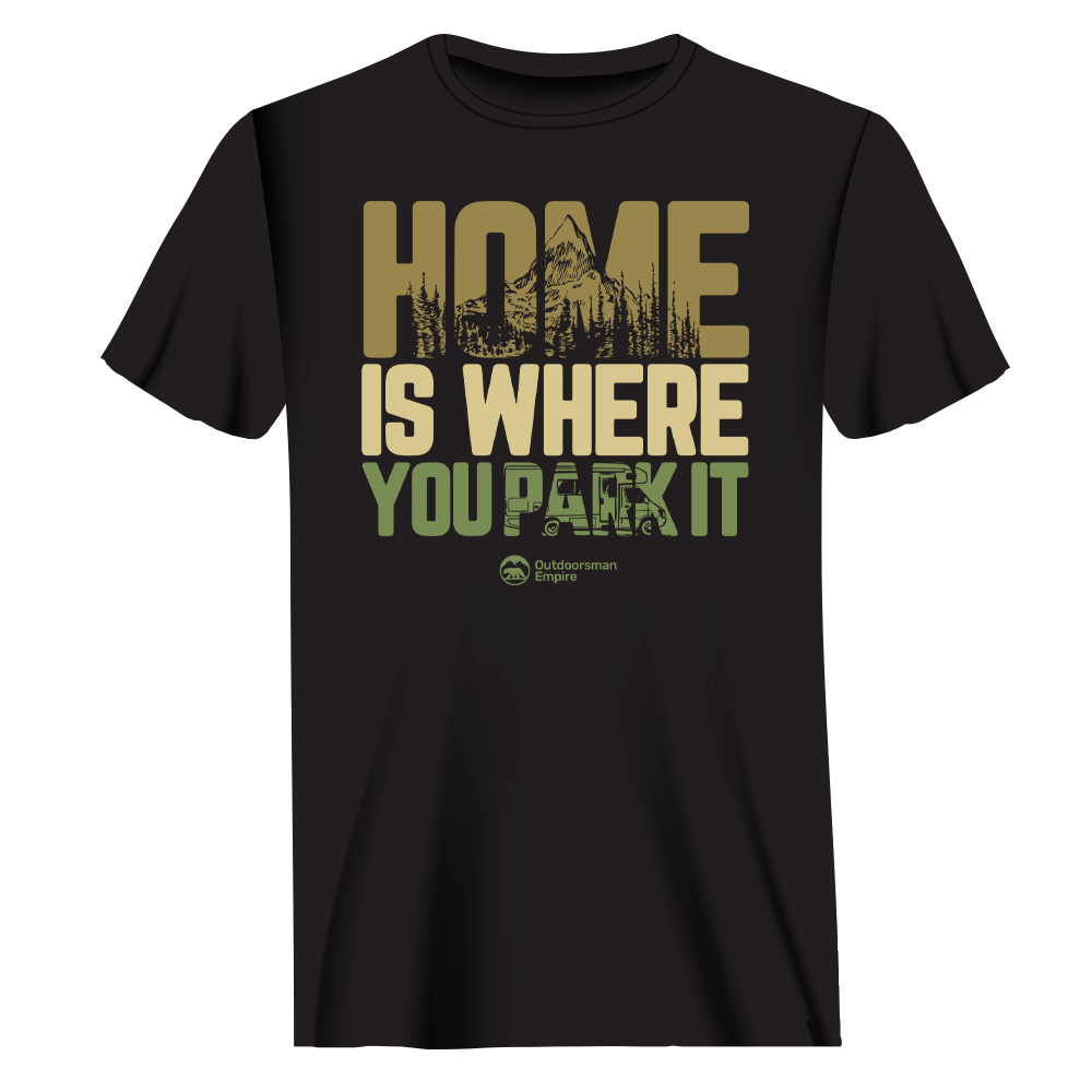 Home Is Your Park T-Shirt for Men by Outdoorzees