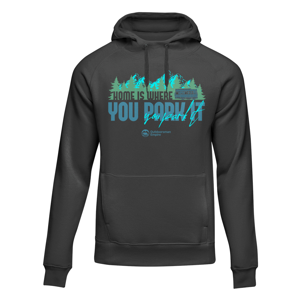 Home Parking Adult Fleece Hoodie by Outdoorzees