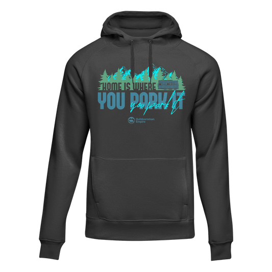 Home Parking Adult Fleece Hoodie by Outdoorzees