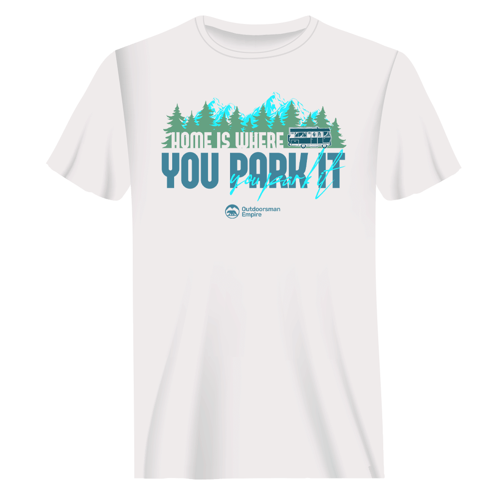 Home Parking T-Shirt for Men by Outdoorzees