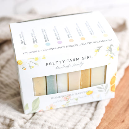 Honeycomb Harvest Goat Milk & Tallow Soap Sampler by Pretty farm girl