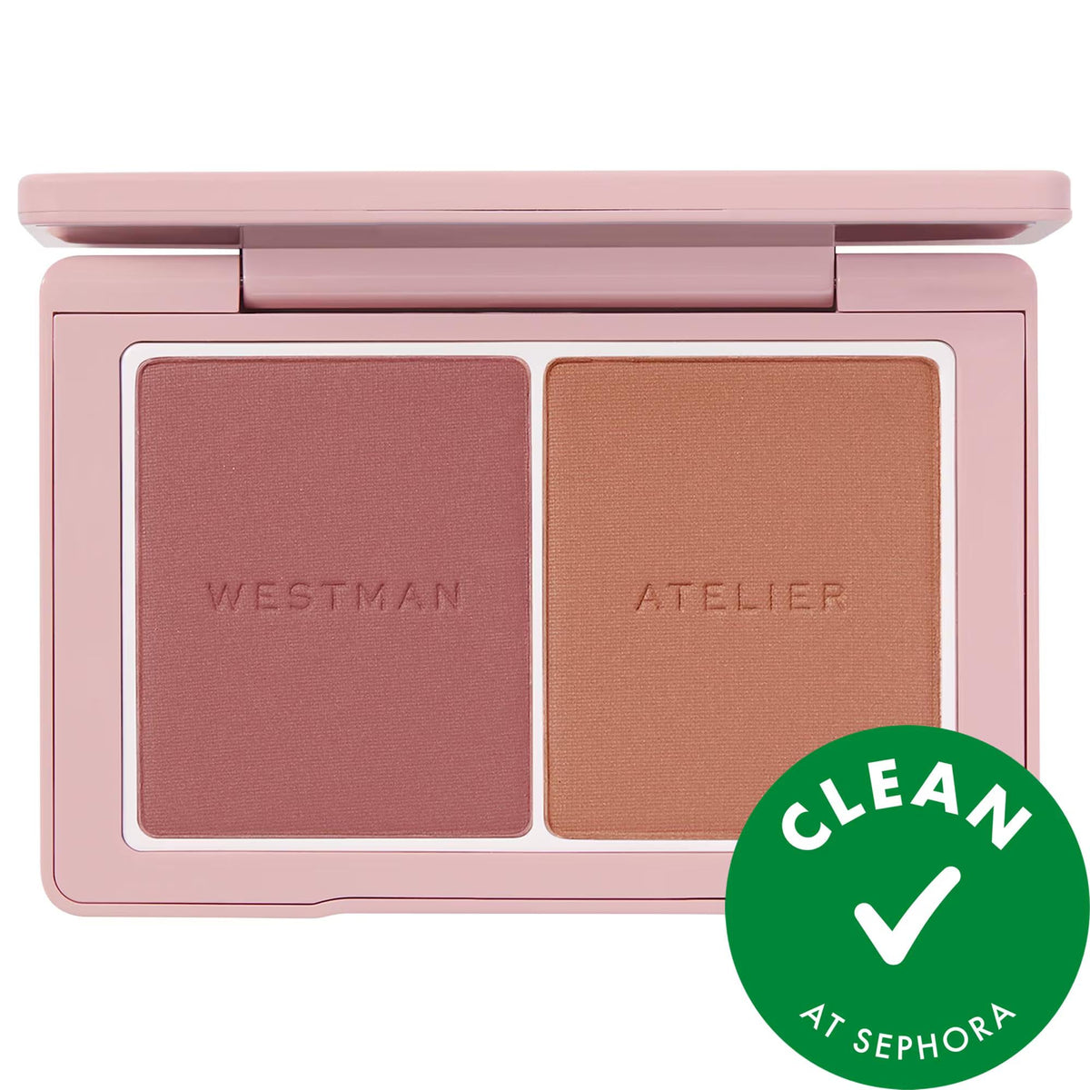 Baby Cheeks Powder Blush Duo: Dimensional, Buildable, Talc-Free Matte Blush for Natural Looking Color by Beauty Care Bag
