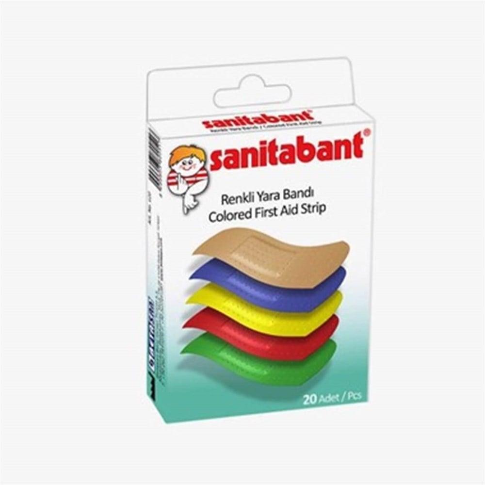 Sanitabant colorful kids wound bandages, 20 pieces