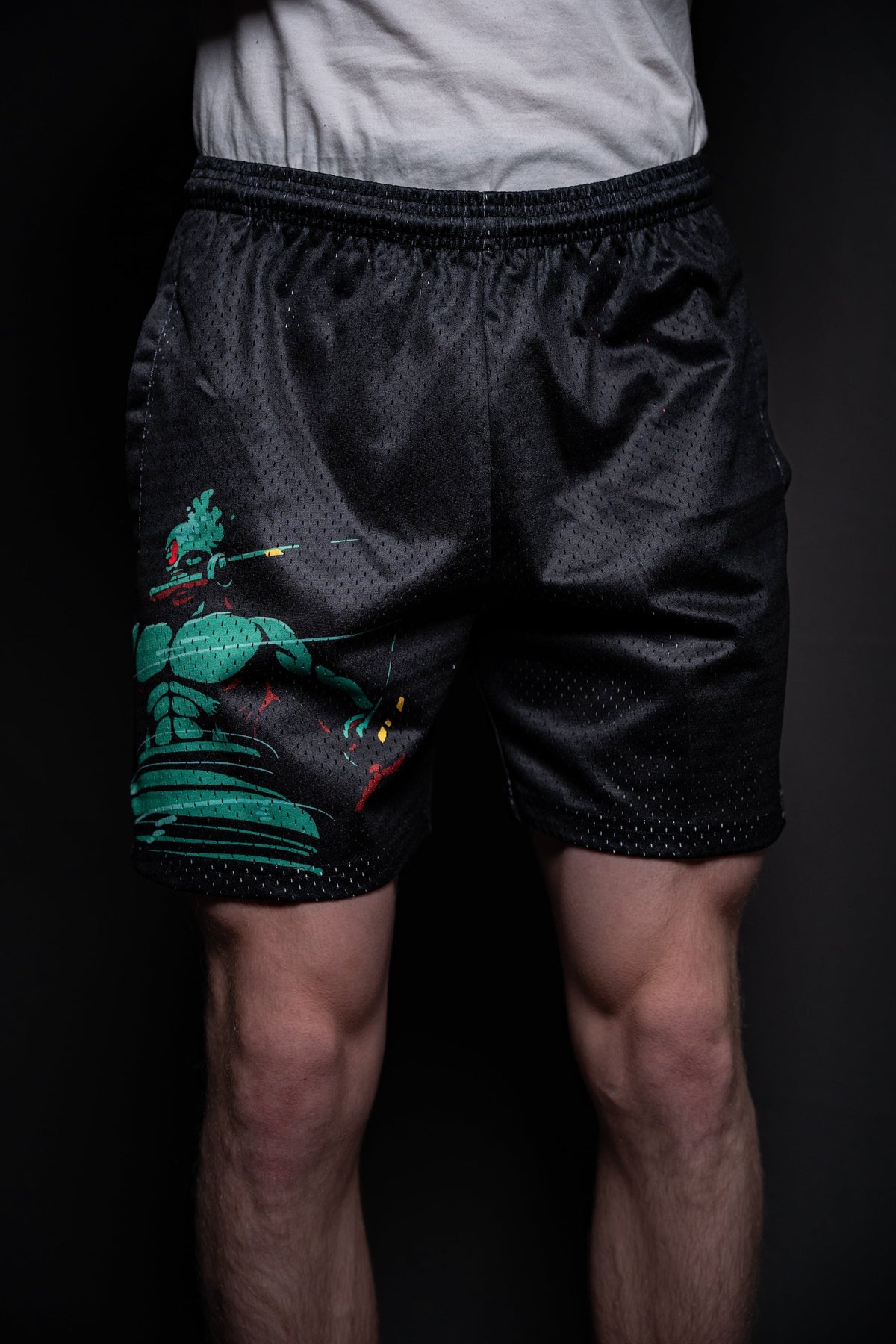 Hunter anime mesh shorts – view 3