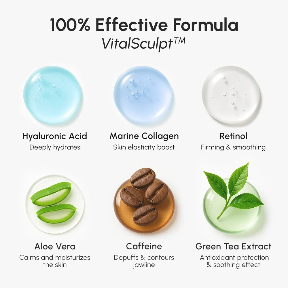 Hyaluronic acid V-line lifting mask – view 5