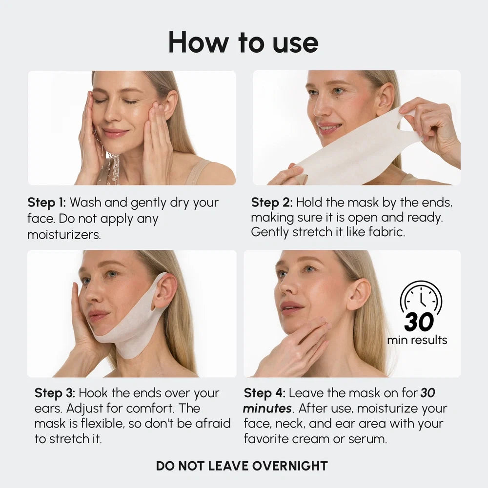 Hyaluronic acid V-line lifting mask – view 9