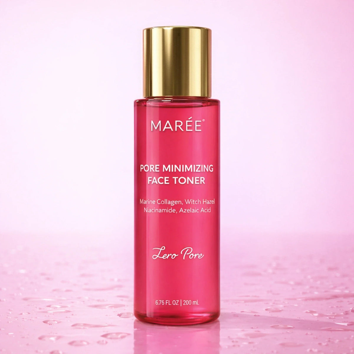 Hydrating pore refining face toner