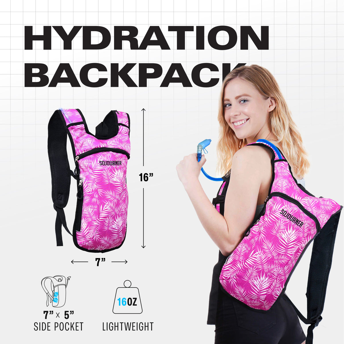 Hydration Pack Backpack (Small) by SoJourner