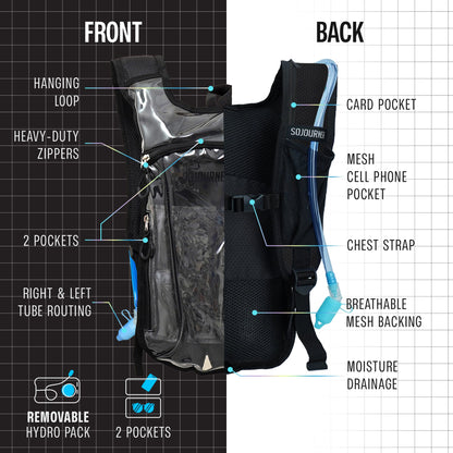 Hydration Pack Backpack (Small) by SoJourner