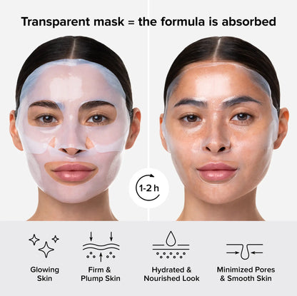 Hydrogel collagen face mask – view 4