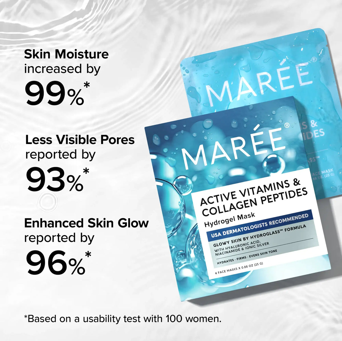 Hydrogel collagen face mask – view 6