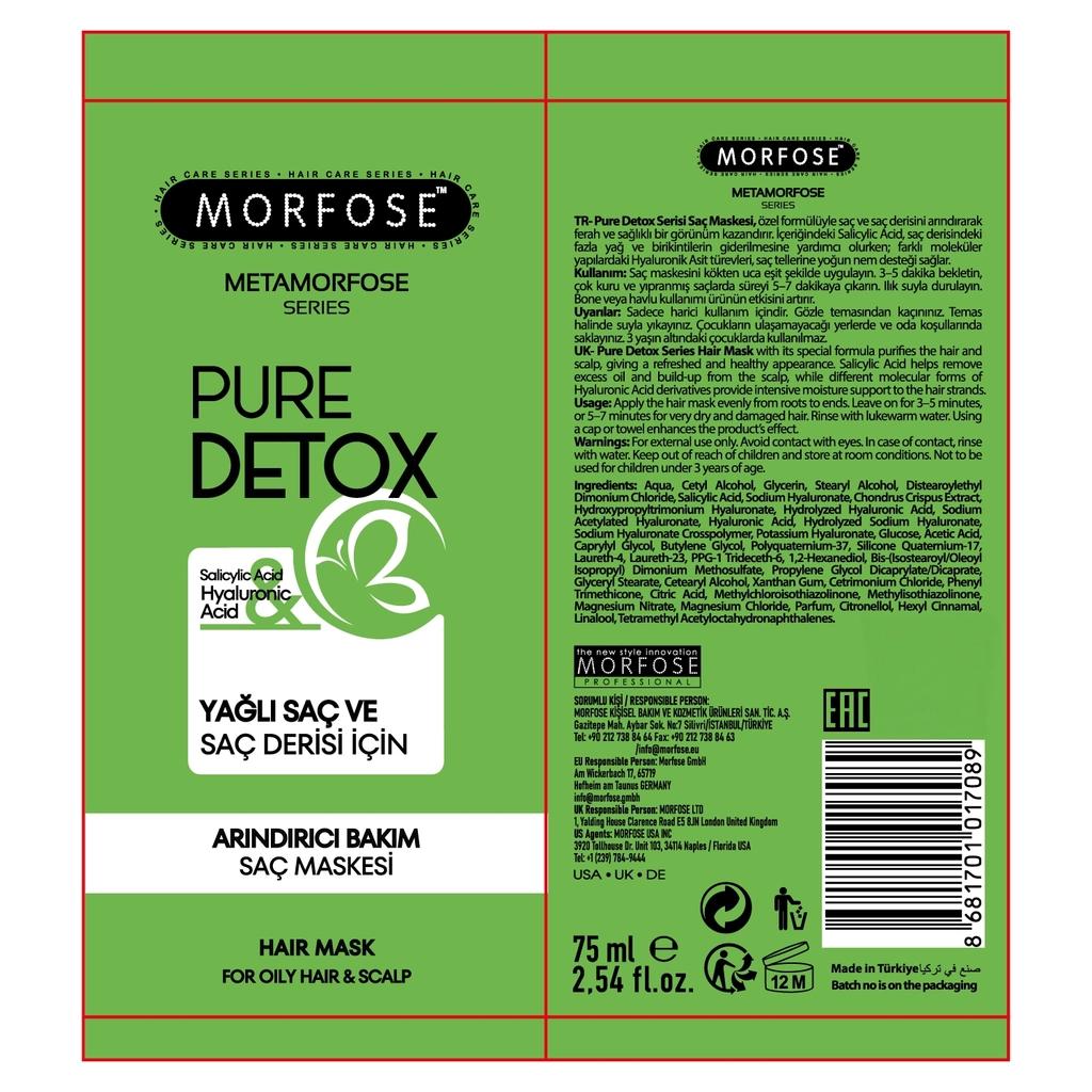 Morfose Metamorfose Pure Detox Purifying Hair Mask 75 ml by Beauty Care Bag