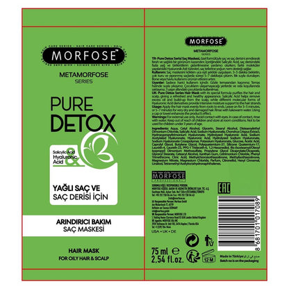 Morfose Metamorfose Pure Detox Purifying Hair Mask 75 ml by Beauty Care Bag