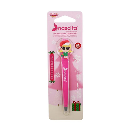 Nascita Pixy Pop Girls Pink Tweezers for Precise Grooming by Beauty Care Bag