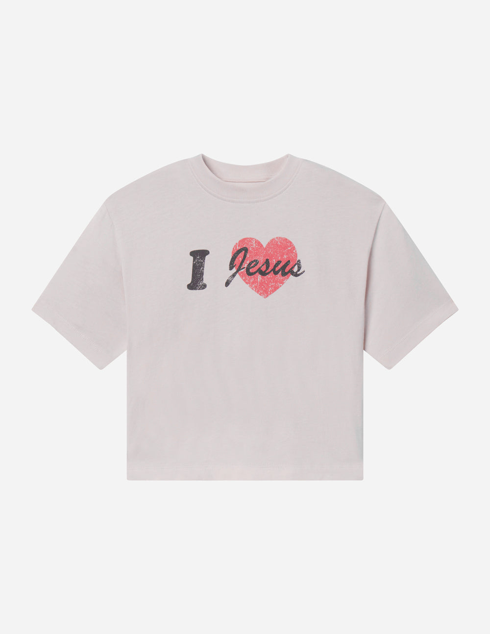 I Love Jesus Cropped Women's Tee by Elevated Faith