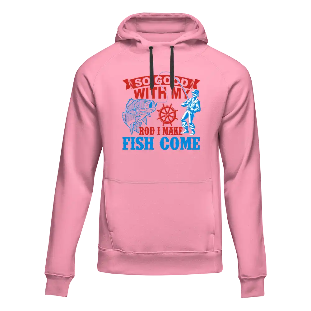 I Make Fish Come Unisex Hoodie by Outdoorzees