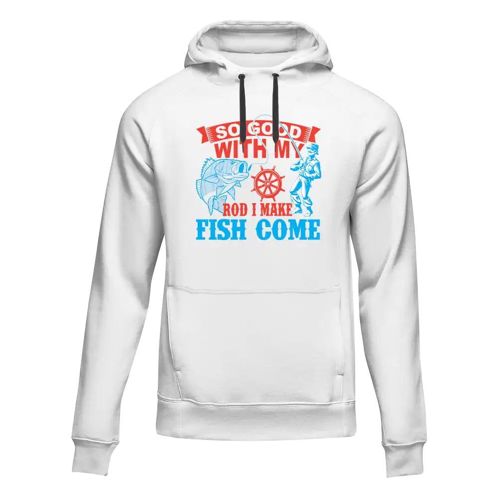 I Make Fish Come Unisex Hoodie by Outdoorzees